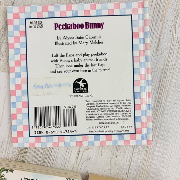 Lot of 3 Vintage Lift Flap Board Books Kids Baby Little Critter Peekaboo Bunny - Picture 5 of 10